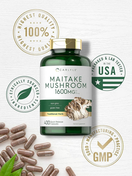 CARLYLE - Carlyle Maitake Mushroom 1600Mg. 400 Capsulas - The Red Vitamin MX - Suplementos Alimenticios - {{ shop.shopifyCountryName }}
