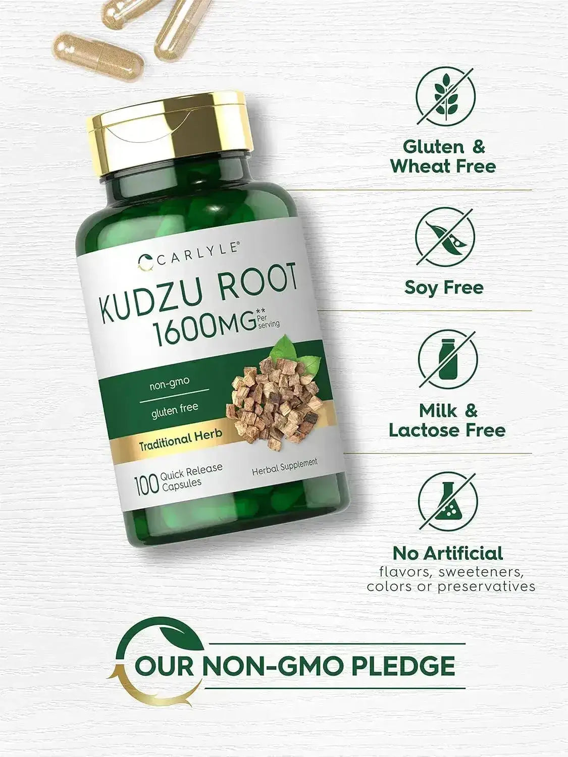 CARLYLE - Carlyle Kudzu Root 1600Mg. 100 Capsulas - The Red Vitamin MX - Suplementos Alimenticios - {{ shop.shopifyCountryName }}