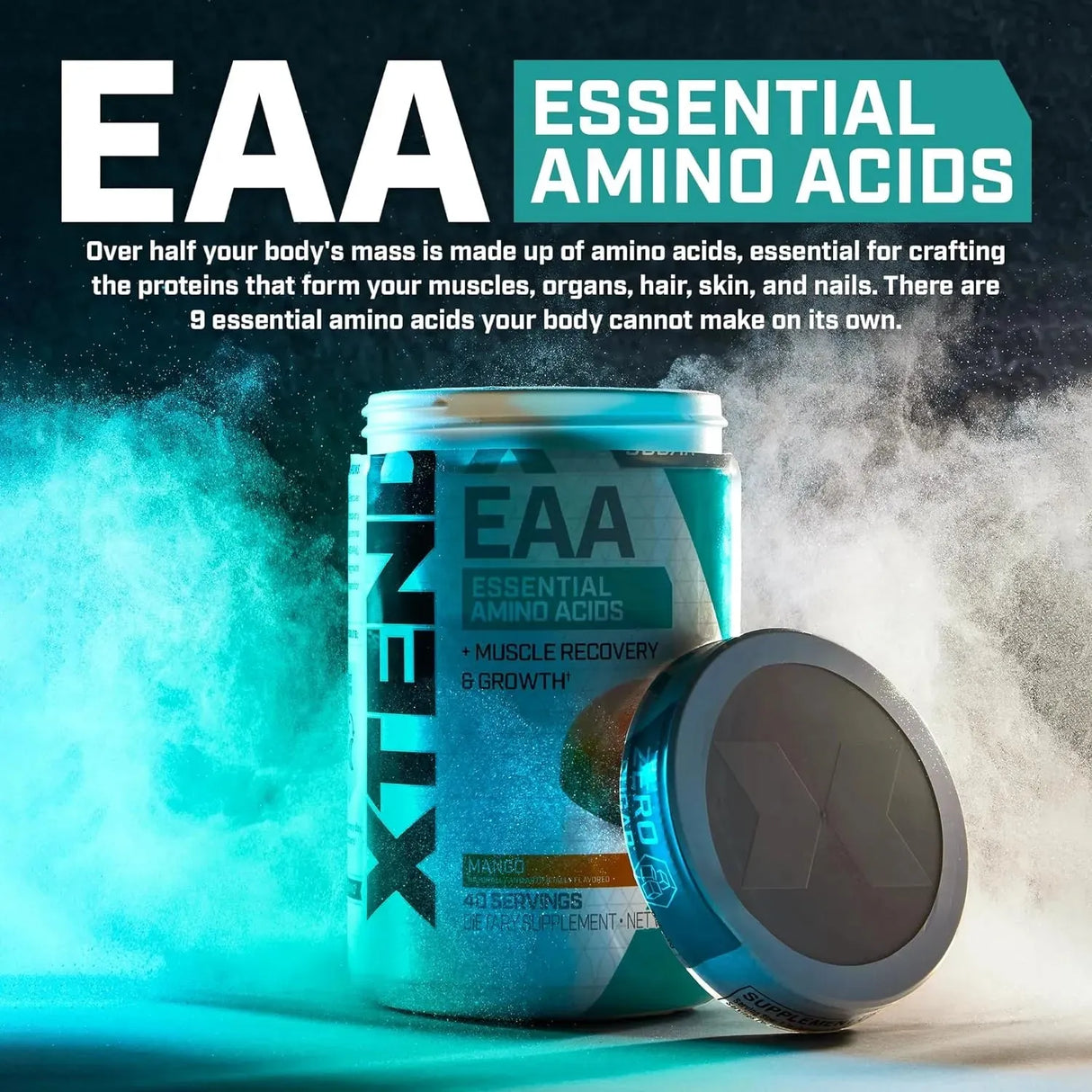 XTEND - XTEND EAA + BCAA Powder Lemon Lime 40 Servicios 340Gr. - The Red Vitamin MX - Suplementos Alimenticios - {{ shop.shopifyCountryName }}