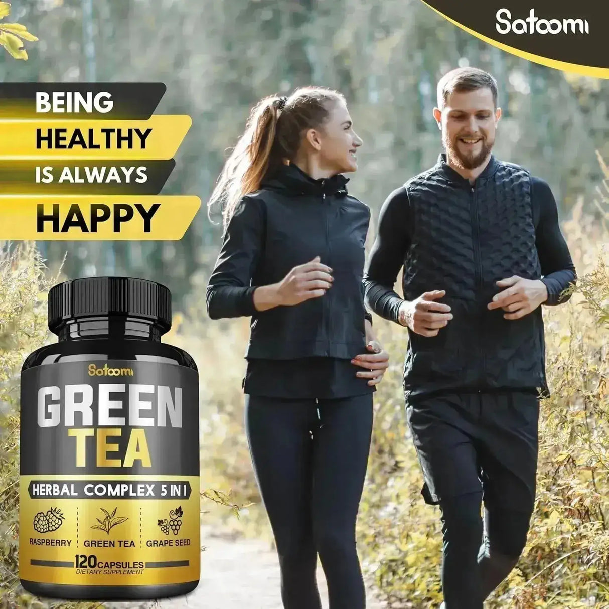 SATOOMI - Satoomi 5in1 Organic Green Tea Extract with EGCG 14,200Mg. 120 Capsulas - The Red Vitamin MX - Suplementos Alimenticios - {{ shop.shopifyCountryName }}