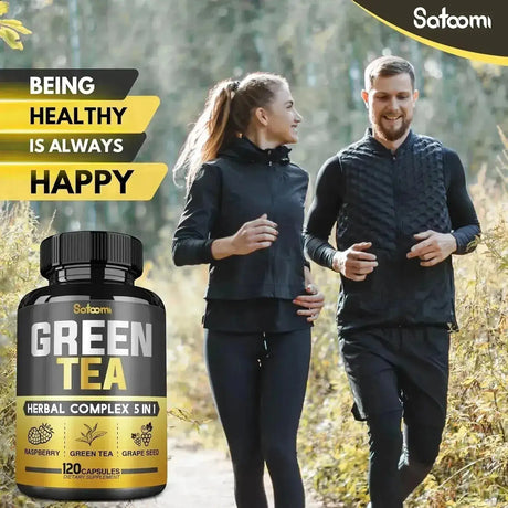 SATOOMI - Satoomi 5in1 Organic Green Tea Extract with EGCG 14,200Mg. 120 Capsulas - The Red Vitamin MX - Suplementos Alimenticios - {{ shop.shopifyCountryName }}