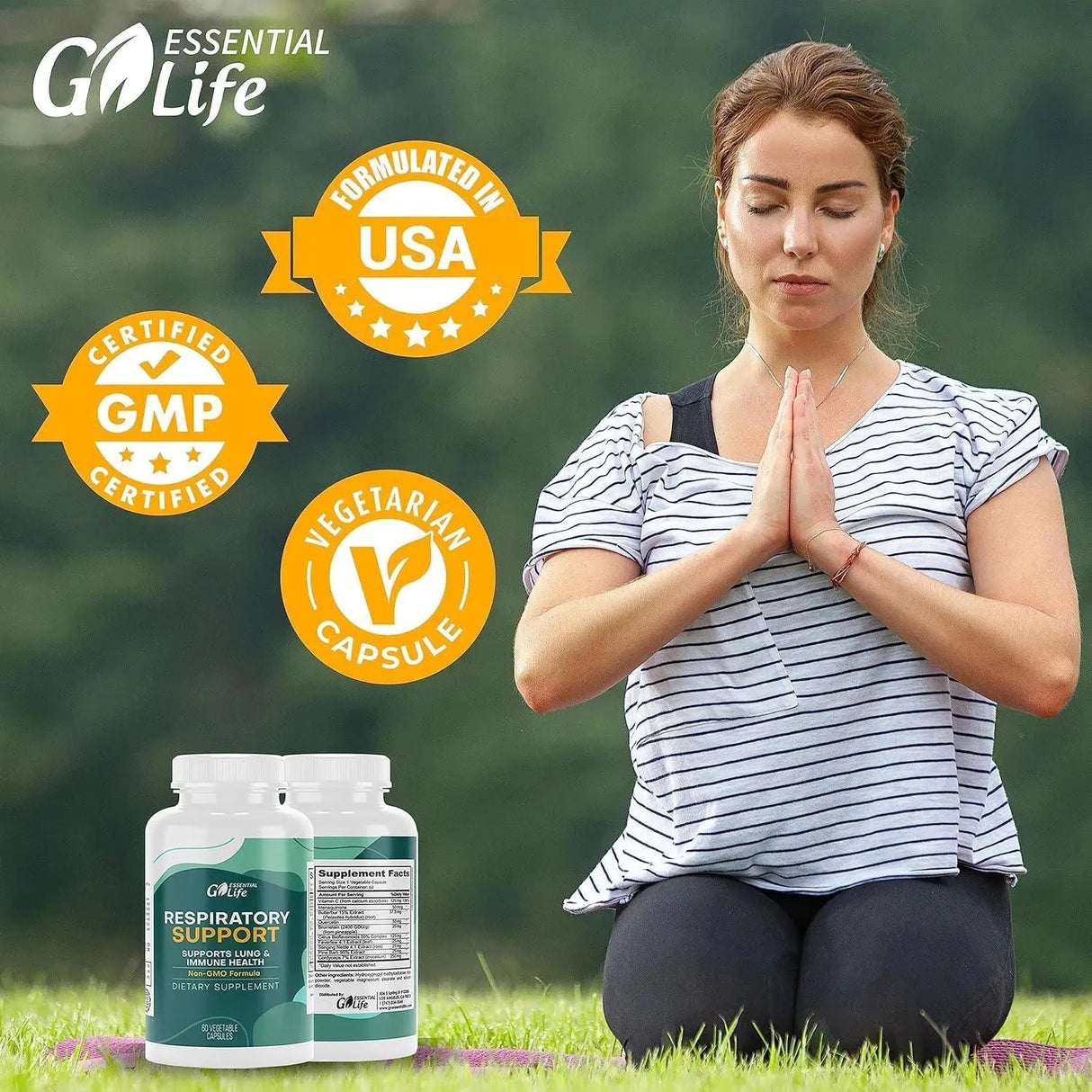GO ESSENTIAL LIFE - Go Essential Life Lung Support 60 Capsulas - The Red Vitamin MX - Suplementos Alimenticios - {{ shop.shopifyCountryName }}