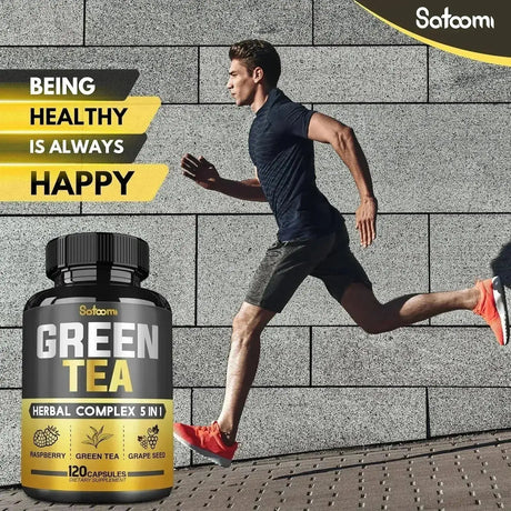 SATOOMI - Satoomi 5in1 Organic Green Tea Extract with EGCG 14,200Mg. 120 Capsulas - The Red Vitamin MX - Suplementos Alimenticios - {{ shop.shopifyCountryName }}