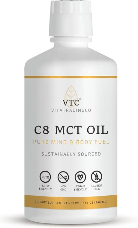 VITATRADINGCO - VitaTradingCo. 100% Pure C8 MCT Oil Unflavored 946Ml. - The Red Vitamin MX - Suplementos Alimenticios - {{ shop.shopifyCountryName }}