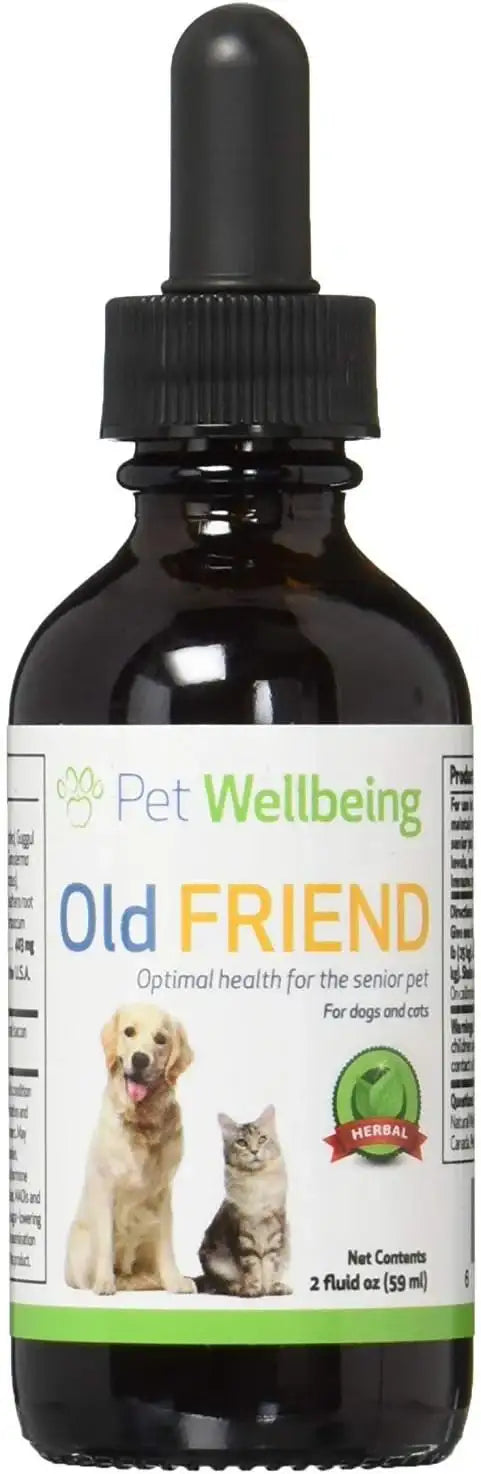 PET WELLBEING - Pet Wellbeing Old Friend for Senior Dogs 2 Fl.Oz. - The Red Vitamin MX - Multivitamínicos Para Perros - {{ shop.shopifyCountryName }}