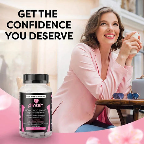 ACE NUTRITION - Ace Nutrition pHresh Boric Acid Suppositories 30 Supositorios - The Red Vitamin MX - Supositorios De Ácido Bórico - {{ shop.shopifyCountryName }}