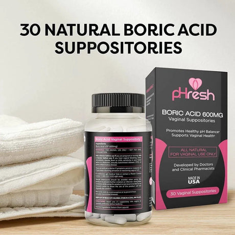 ACE NUTRITION - Ace Nutrition pHresh Boric Acid Suppositories 30 Supositorios - The Red Vitamin MX - Supositorios De Ácido Bórico - {{ shop.shopifyCountryName }}