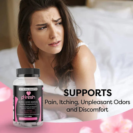 ACE NUTRITION - Ace Nutrition pHresh Boric Acid Suppositories 30 Supositorios - The Red Vitamin MX - Supositorios De Ácido Bórico - {{ shop.shopifyCountryName }}