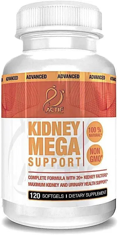 ACTIF - Actif Kidney Mega Support with 10+ Advanced Factors 120 Capsulas Blandas - The Red Vitamin MX - Suplementos Alimenticios - {{ shop.shopifyCountryName }}