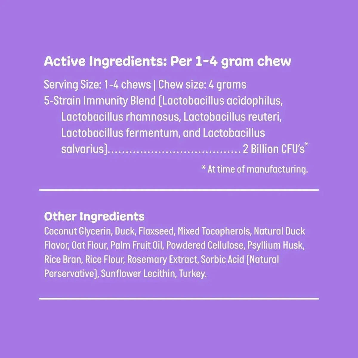 ACTIVE CHEWS - Active Chews Pet Probiotics for Dogs 120 Masticables - The Red Vitamin MX - Probióticos Para Perros - {{ shop.shopifyCountryName }}