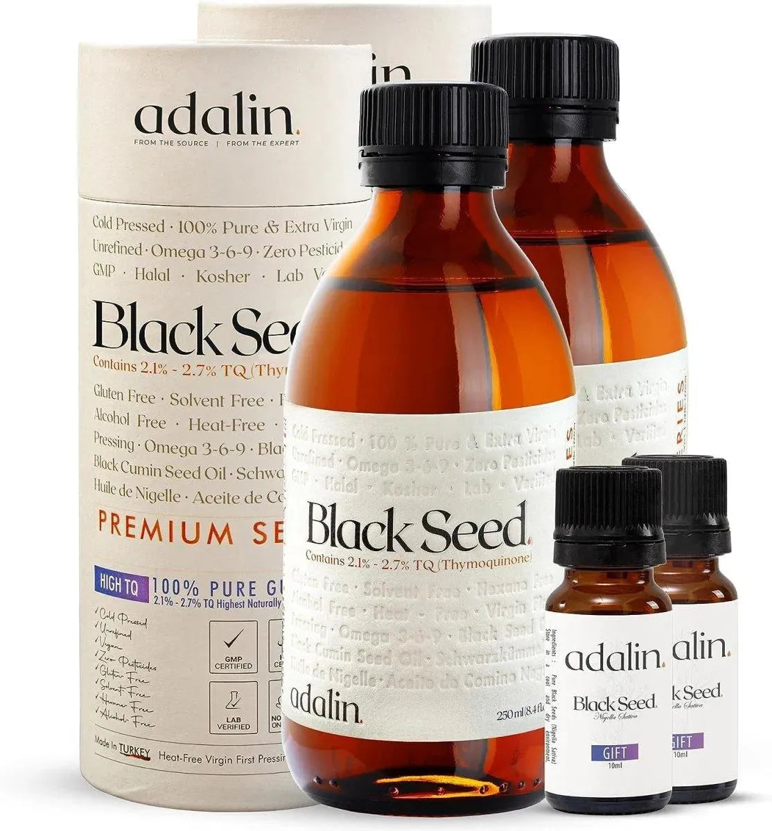 ADALIN - Adalin Black Seed Oil Liquid 500Ml. - The Red Vitamin MX - Suplementos Alimenticios - {{ shop.shopifyCountryName }}