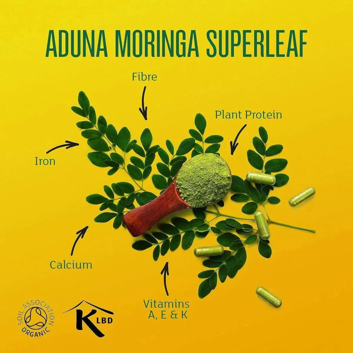 ADUNA - Aduna Pure Moringa Capsules 1500Mg. 180 Capsulas - The Red Vitamin MX - Suplementos Alimenticios - {{ shop.shopifyCountryName }}