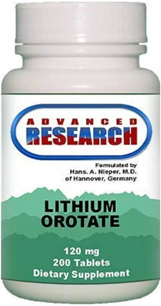 ADVANCED RESEARCH - Advanced Research Lithium Orotate 120Mg. 200 Tabletas - The Red Vitamin MX - Suplementos Alimenticios - {{ shop.shopifyCountryName }}