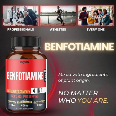 AGOBI - Agobi Benfotiamine 600Mg. 120 Capsulas - The Red Vitamin MX - Suplementos Alimenticios - {{ shop.shopifyCountryName }}