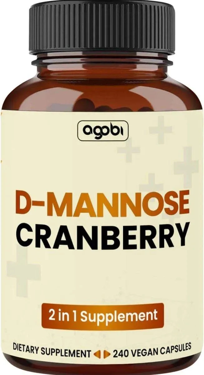 AGOBI - agobi D-Mannose and Cranberry 240 Capsulas - The Red Vitamin MX - Suplementos Alimenticios - {{ shop.shopifyCountryName }}