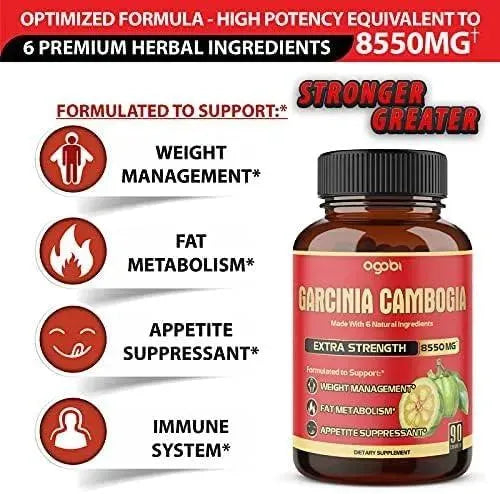 AGOBI - agobi Pure Garcinia Cambogia 8550Mg. 90 Capsulas - The Red Vitamin MX - Suplementos Alimenticios - {{ shop.shopifyCountryName }}