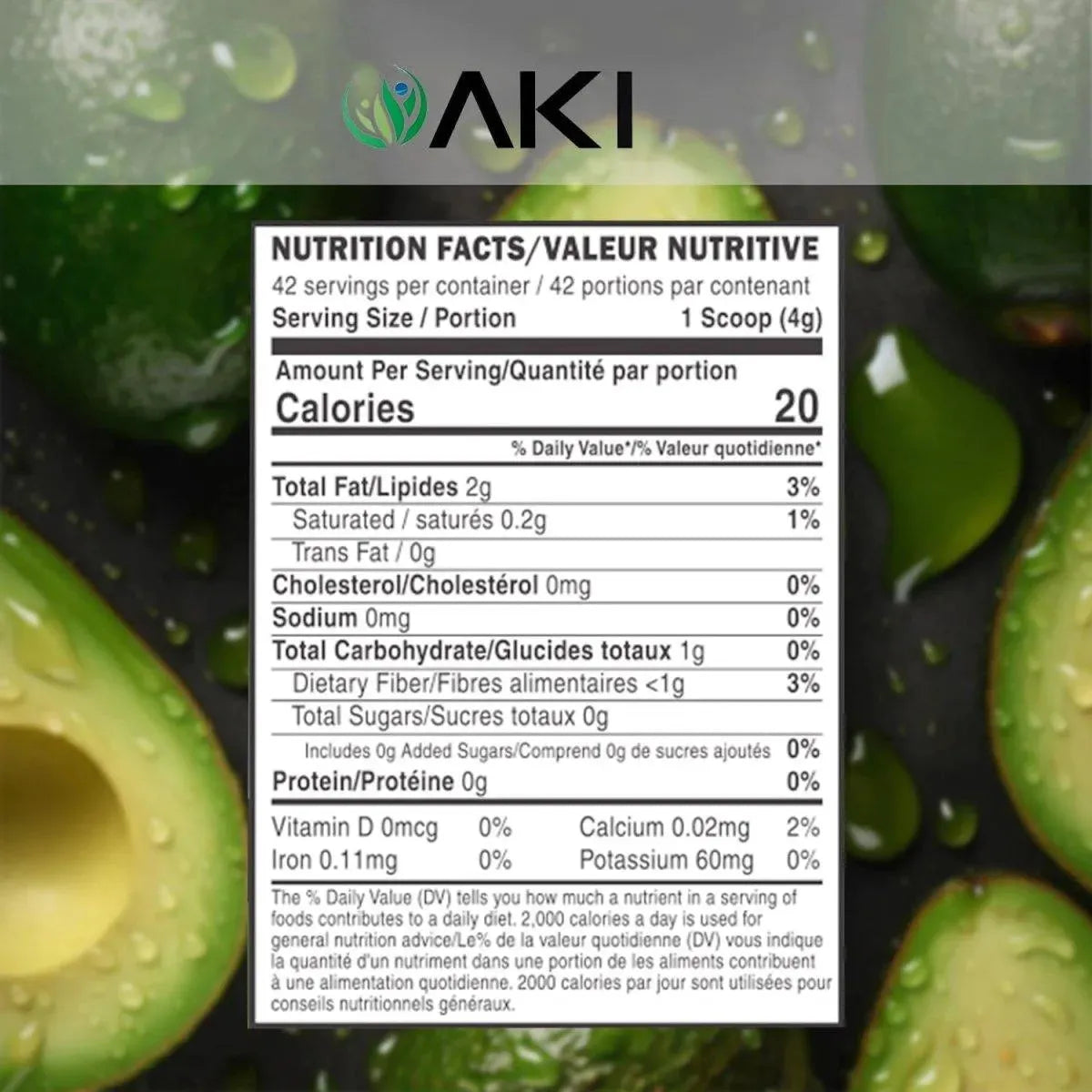 AKI - AKI Avocado Superfood Powder 170Gr. - The Red Vitamin MX - Suplementos Alimenticios - {{ shop.shopifyCountryName }}
