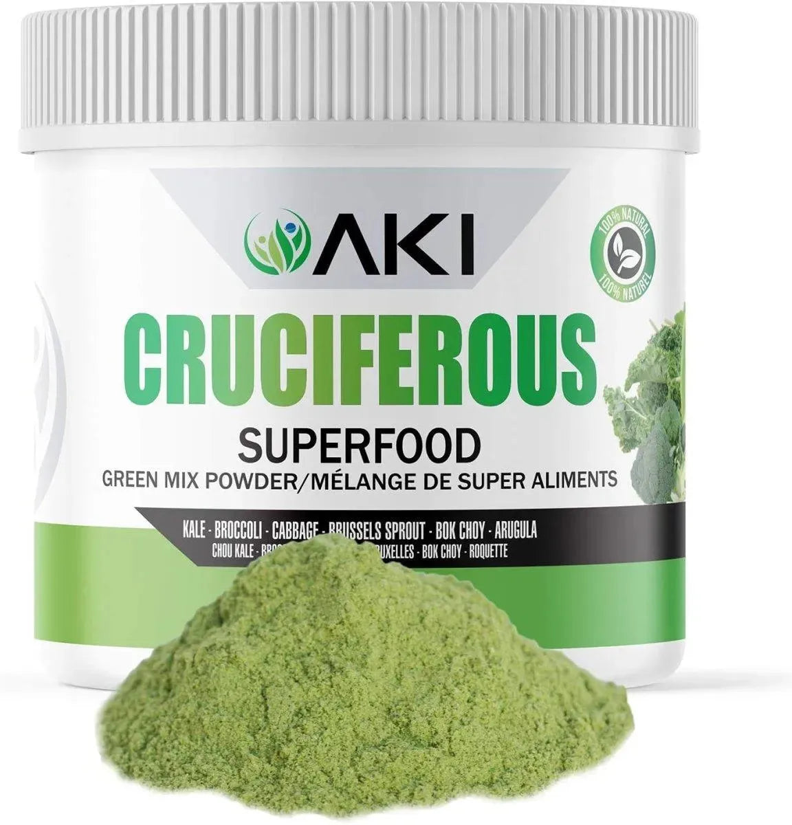 AKI - AKI Cruciferous Superfood Blend Powder 150Gr. - The Red Vitamin MX - Suplementos Alimenticios - {{ shop.shopifyCountryName }}