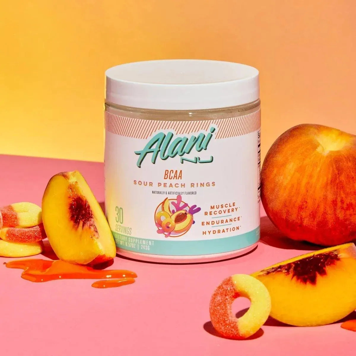 ALANI - Alani Nu BCAA SOUR PEACH RING 30 Servicios 243Gr. - The Red Vitamin MX - Suplementos Alimenticios - {{ shop.shopifyCountryName }}
