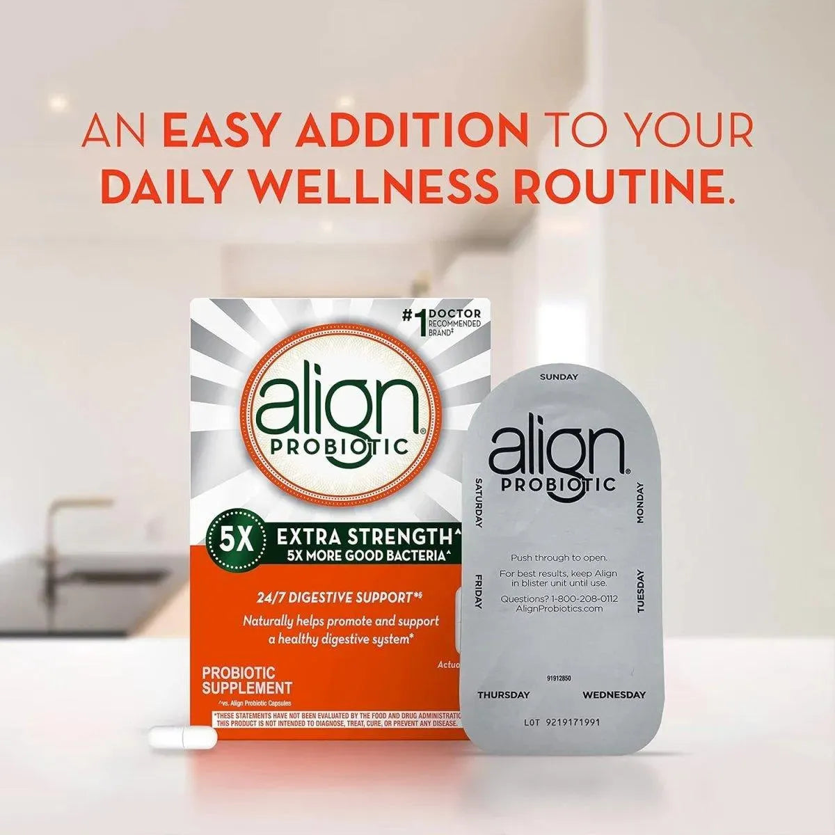 ALIGN - Align Probiotic Extra Strength 42 Capsulas - The Red Vitamin MX - Suplementos Alimenticios - {{ shop.shopifyCountryName }}