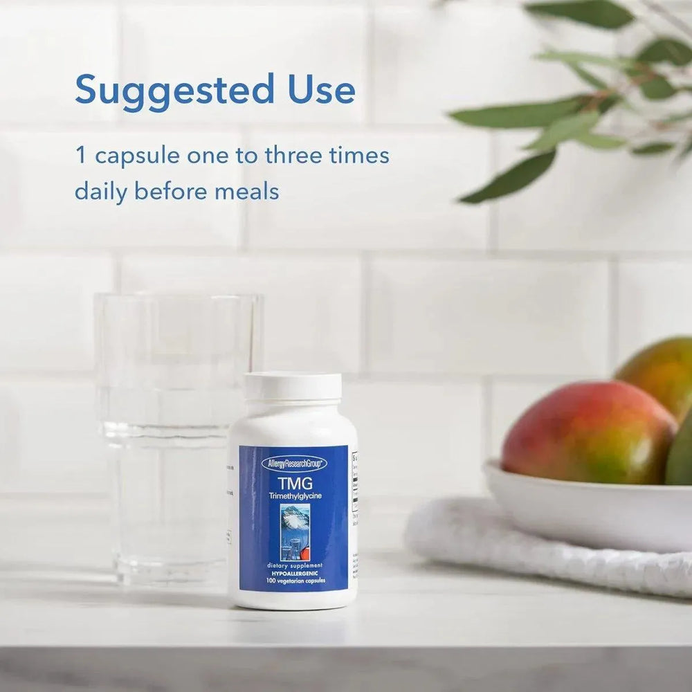 ALLERGY RESEARCH GROUP - Allergy Research Group TMG Trimethylglycine 750Mg. 100 Capsulas - The Red Vitamin MX - Suplementos Alimenticios - {{ shop.shopifyCountryName }}