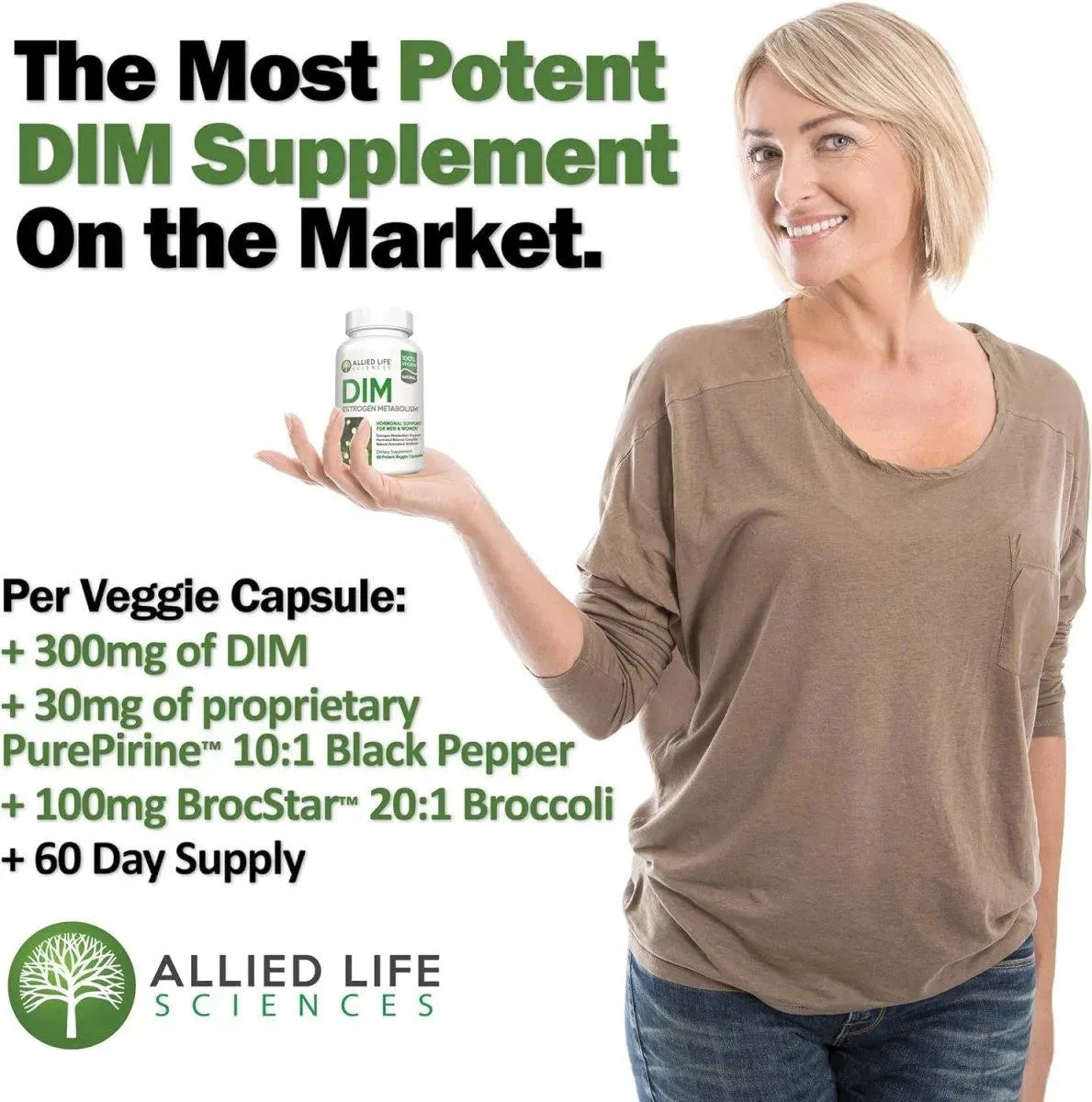 ALLIED LIFE SCIENCES - Allied Life Sciences DIM Supplement 300Mg. 60 Capsulas - The Red Vitamin MX - Suplementos Alimenticios - {{ shop.shopifyCountryName }}