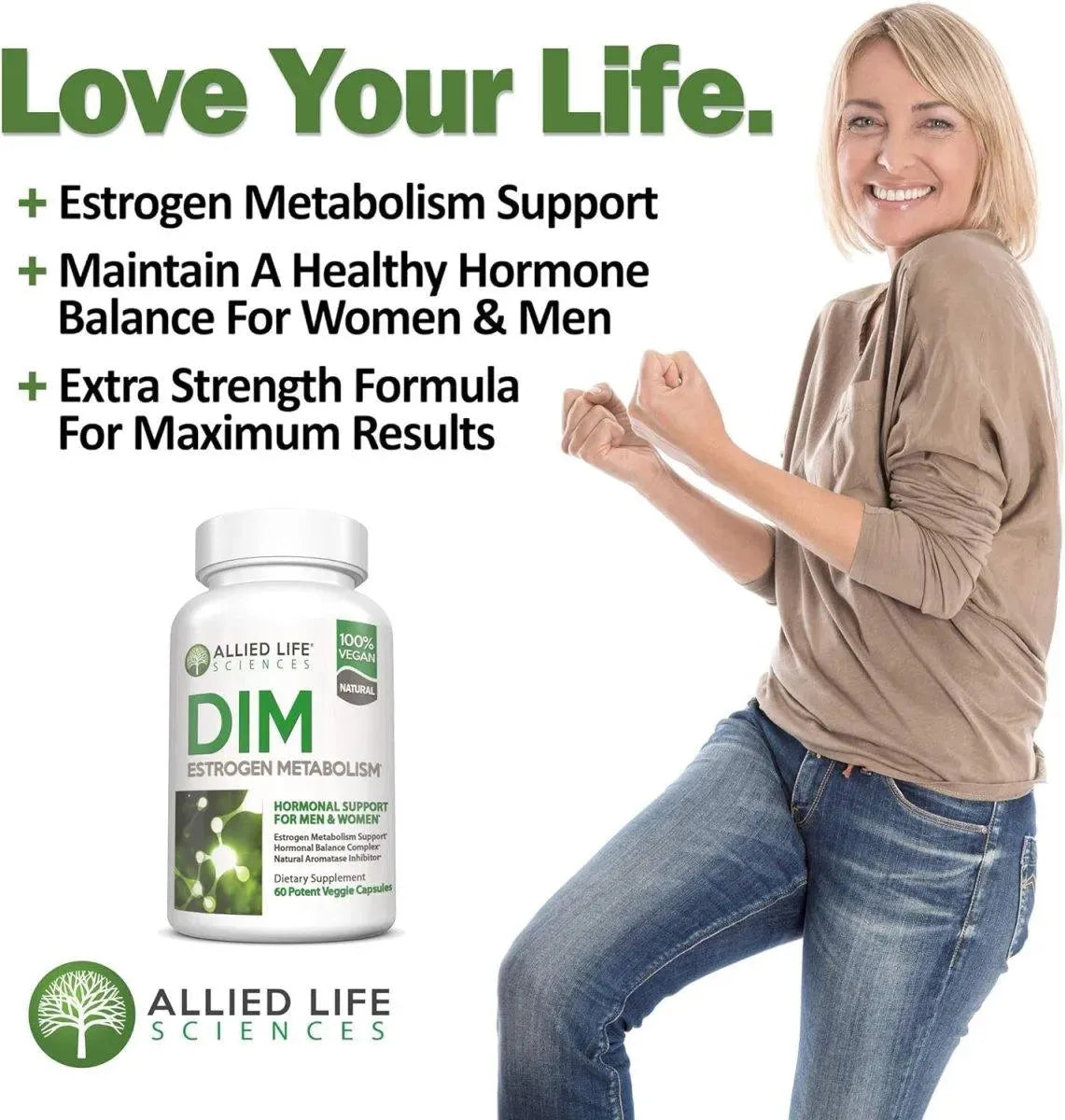 ALLIED LIFE SCIENCES - Allied Life Sciences DIM Supplement 300Mg. 60 Capsulas - The Red Vitamin MX - Suplementos Alimenticios - {{ shop.shopifyCountryName }}