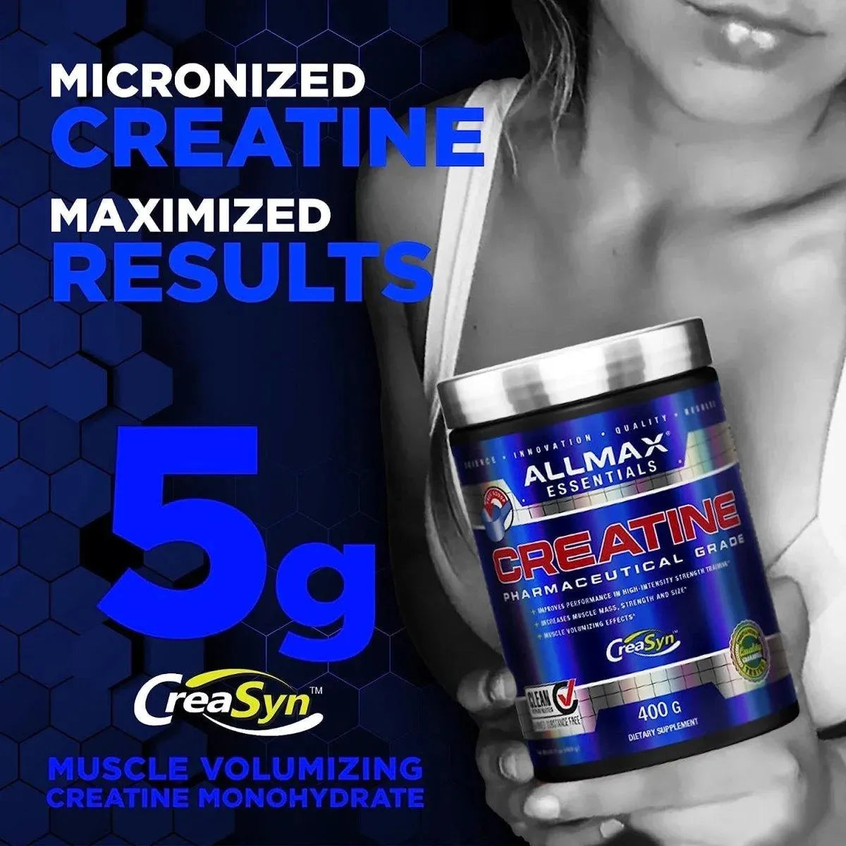 ALLMAX NUTRITION - ALLMAX Nutrition Micronized Creatine Powder 80 Servicios 400Gr. - The Red Vitamin MX - Suplementos Alimenticios - {{ shop.shopifyCountryName }}