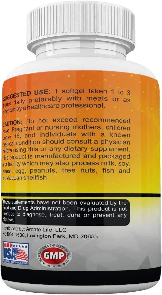 AMATE LIFE - Amate Life Soy Lecithin 1200Mg. 100 Capsulas Blandas - The Red Vitamin MX - Suplementos Alimenticios - {{ shop.shopifyCountryName }}