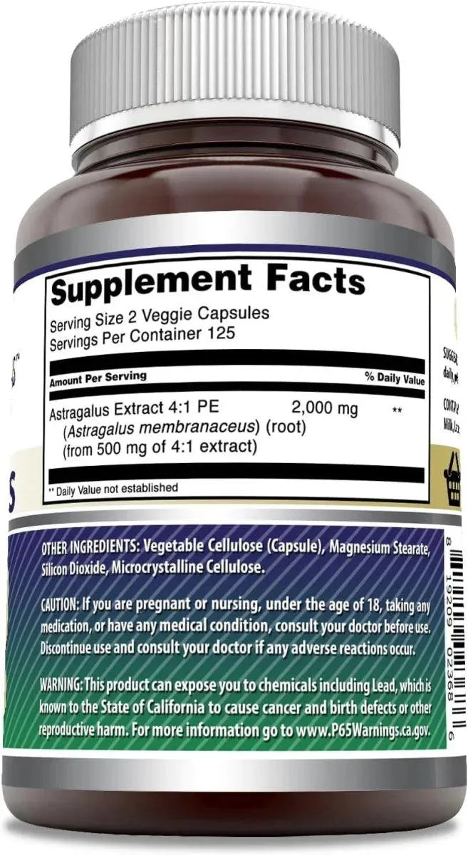 AMAZING FORMULAS - Amazing Formulas Astragalus 2000Mg. 250 Capsulas - The Red Vitamin MX - Suplementos Alimenticios - {{ shop.shopifyCountryName }}
