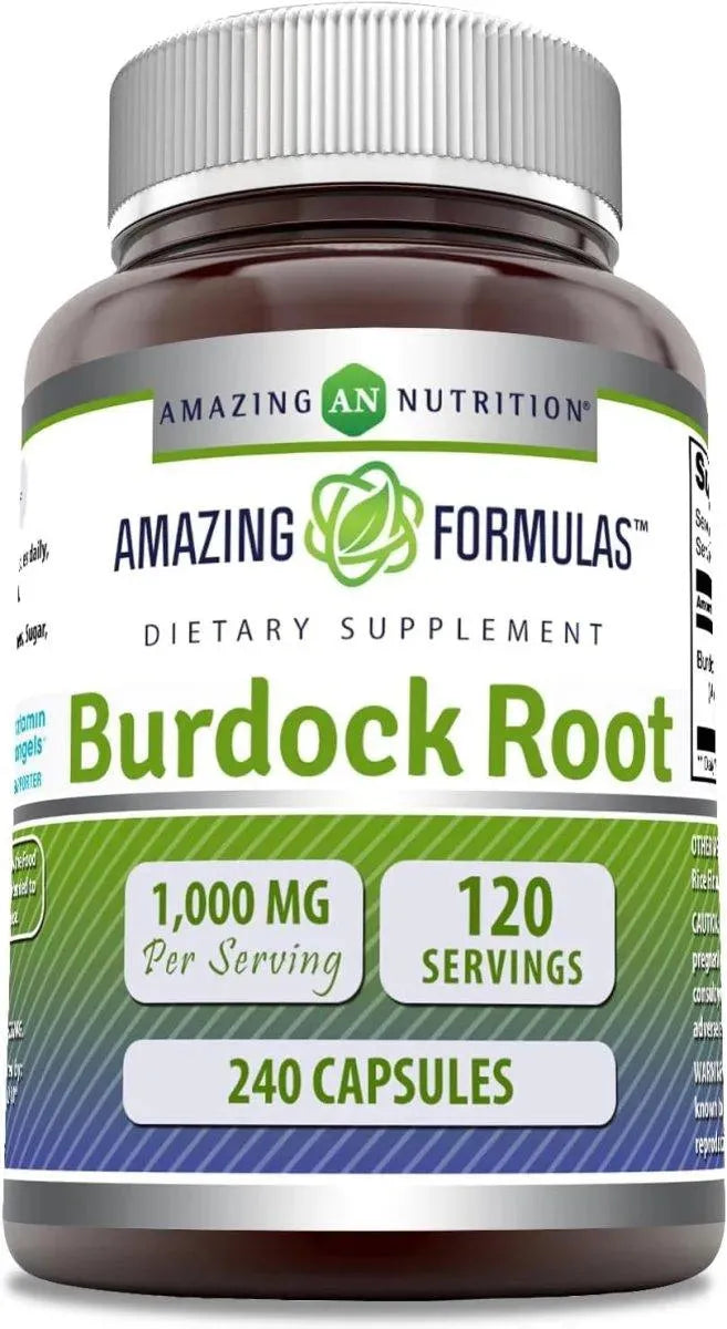 AMAZING FORMULAS - Amazing Formulas Burdock Root 1000Mg. 120 Capsulas - The Red Vitamin MX - Suplementos Alimenticios - {{ shop.shopifyCountryName }}