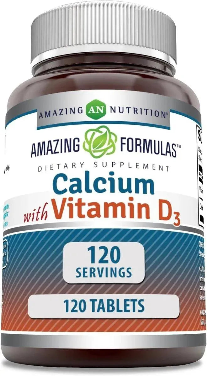 AMAZING FORMULAS - Amazing Formulas Calcium with Vitamin D3 120 Tabletas - The Red Vitamin MX - Suplementos Alimenticios - {{ shop.shopifyCountryName }}