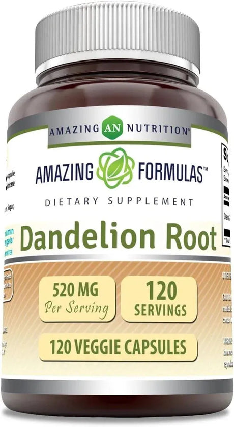 AMAZING FORMULAS - Amazing Formulas Dandelion Root 520Mg. 120 Capsulas - The Red Vitamin MX - Suplementos Alimenticios - {{ shop.shopifyCountryName }}
