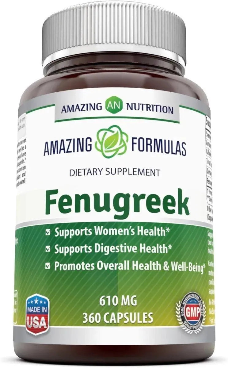 AMAZING FORMULAS - Amazing Formulas Fenugreek Seed 610Mg. 360 Capsulas - The Red Vitamin MX - Suplementos Alimenticios - {{ shop.shopifyCountryName }}