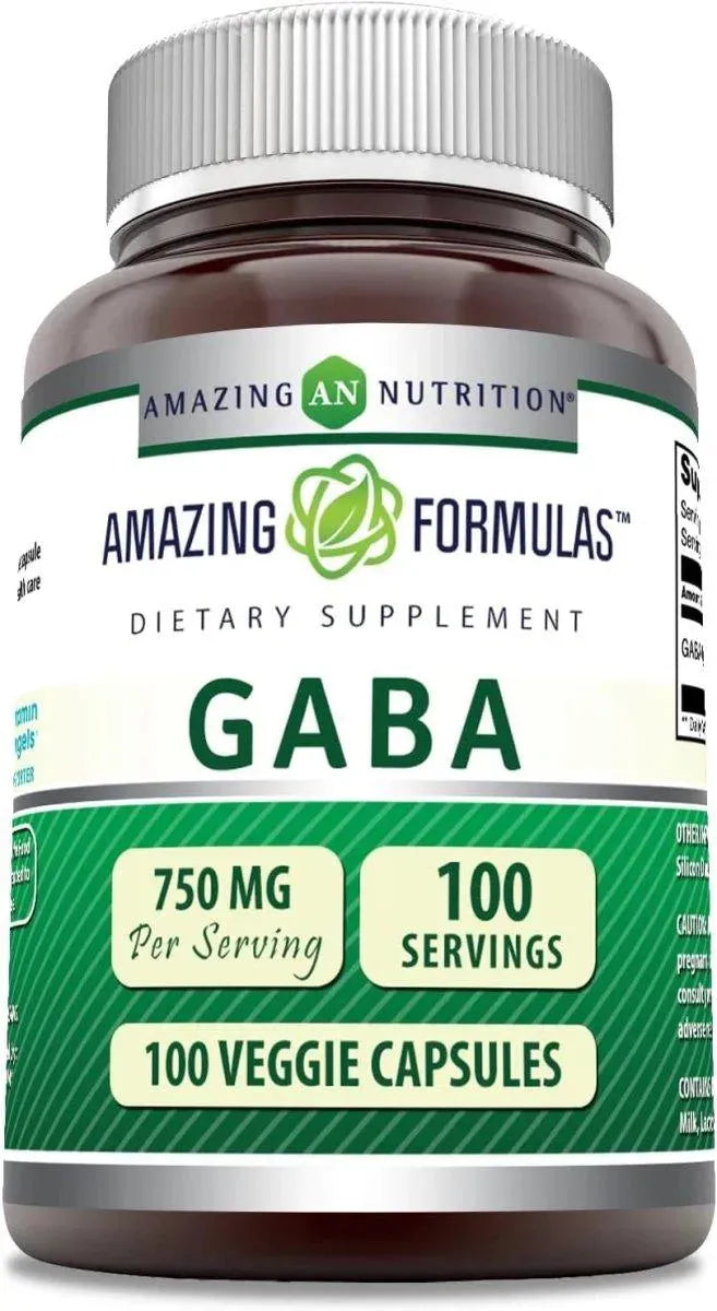 Amazing Formulas Gaba 750mg 100 Capsulas The Red Vitamin Mx 5150