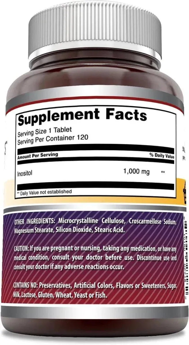 AMAZING FORMULAS - Amazing Formulas Inositol 1000Mg. 120 Tabletas - The Red Vitamin MX - Suplementos Alimenticios - {{ shop.shopifyCountryName }}