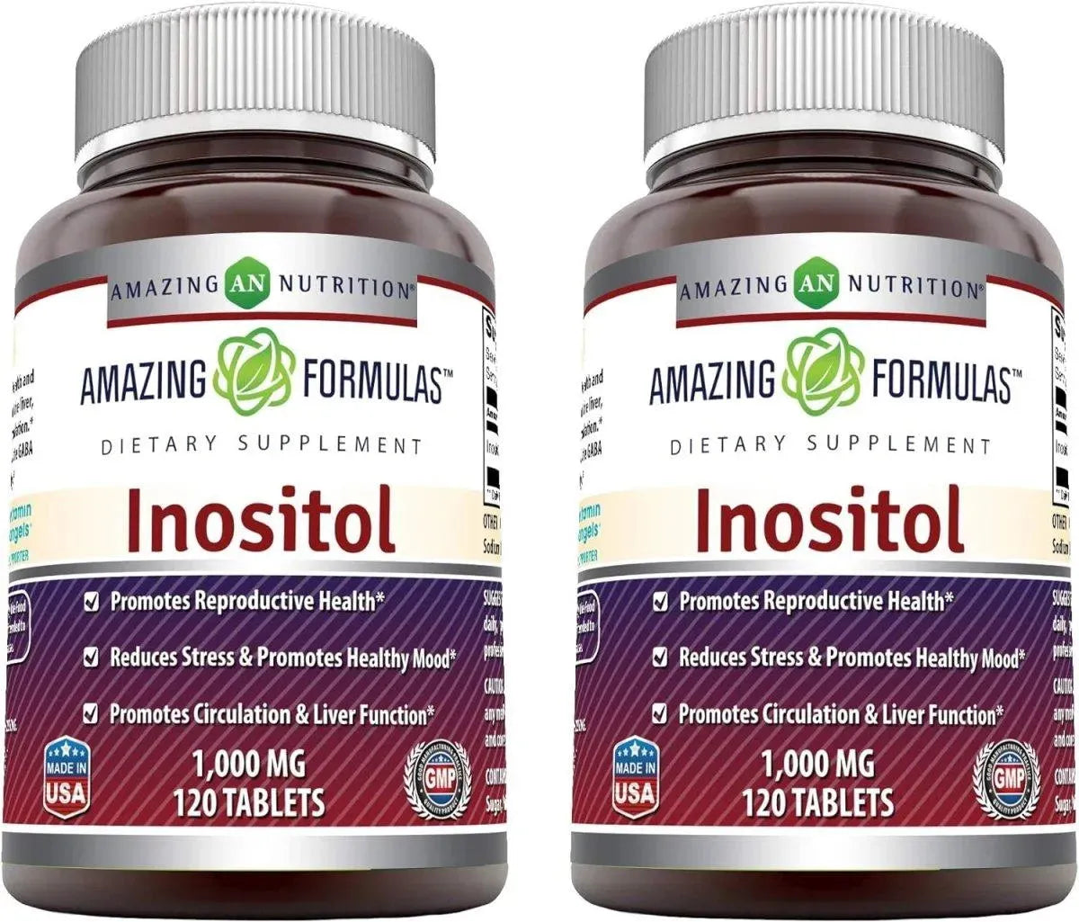 AMAZING FORMULAS - Amazing Formulas Inositol 1000Mg. 240 Tabletas - The Red Vitamin MX - Suplementos Alimenticios - {{ shop.shopifyCountryName }}