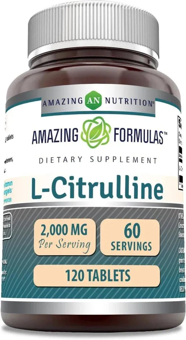 AMAZING FORMULAS - Amazing Formulas L Citrulline 2000Mg. 120 Tabletas - The Red Vitamin MX - Suplementos Alimenticios - {{ shop.shopifyCountryName }}