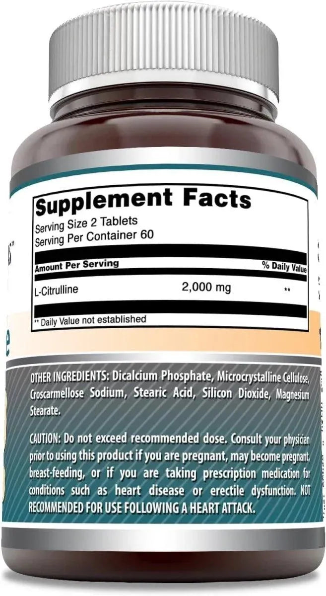 AMAZING FORMULAS - Amazing Formulas L Citrulline 2000Mg. 120 Tabletas - The Red Vitamin MX - Suplementos Alimenticios - {{ shop.shopifyCountryName }}