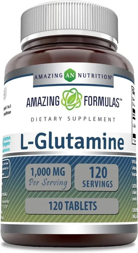 AMAZING FORMULAS - Amazing Formulas L Glutamine 1000Mg. 120 Tabletas - The Red Vitamin MX - Suplementos Alimenticios - {{ shop.shopifyCountryName }}