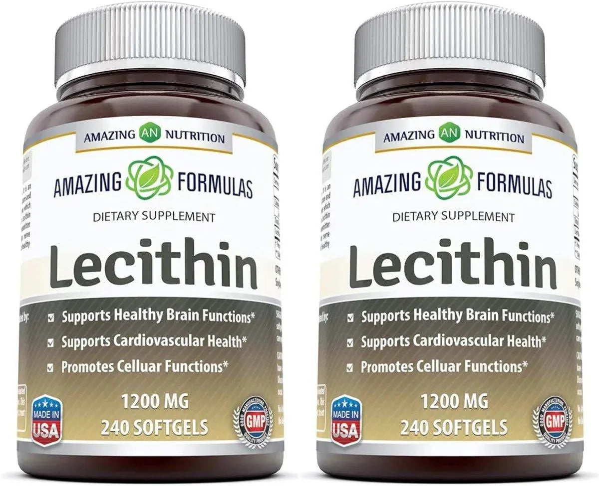 AMAZING FORMULAS - Amazing Formulas Lecithin 1200Mg. 240 Capsulas Blandas 2 Pack - The Red Vitamin MX - Suplementos Alimenticios - {{ shop.shopifyCountryName }}