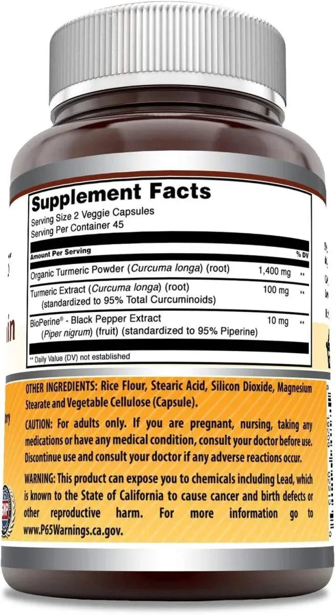 AMAZING FORMULAS - Amazing Formulas Turmeric Curcumin with BioPerine 1500Mg. 90 Capsulas - The Red Vitamin MX - Suplementos Alimenticios - {{ shop.shopifyCountryName }}