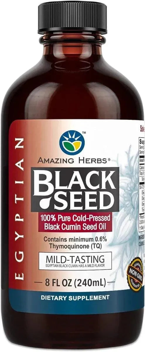 AMAZING HERBS - Amazing Herbs Egyptian Black Seed Oil 240Ml. - The Red Vitamin MX - Suplementos Alimenticios - {{ shop.shopifyCountryName }}