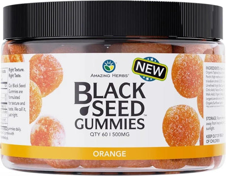 AMAZING HERBS - Amazing Herbs Organic Black Seed Oil Gummies 500Mg. 60 Gomitas - The Red Vitamin MX - Suplementos Alimenticios - {{ shop.shopifyCountryName }}