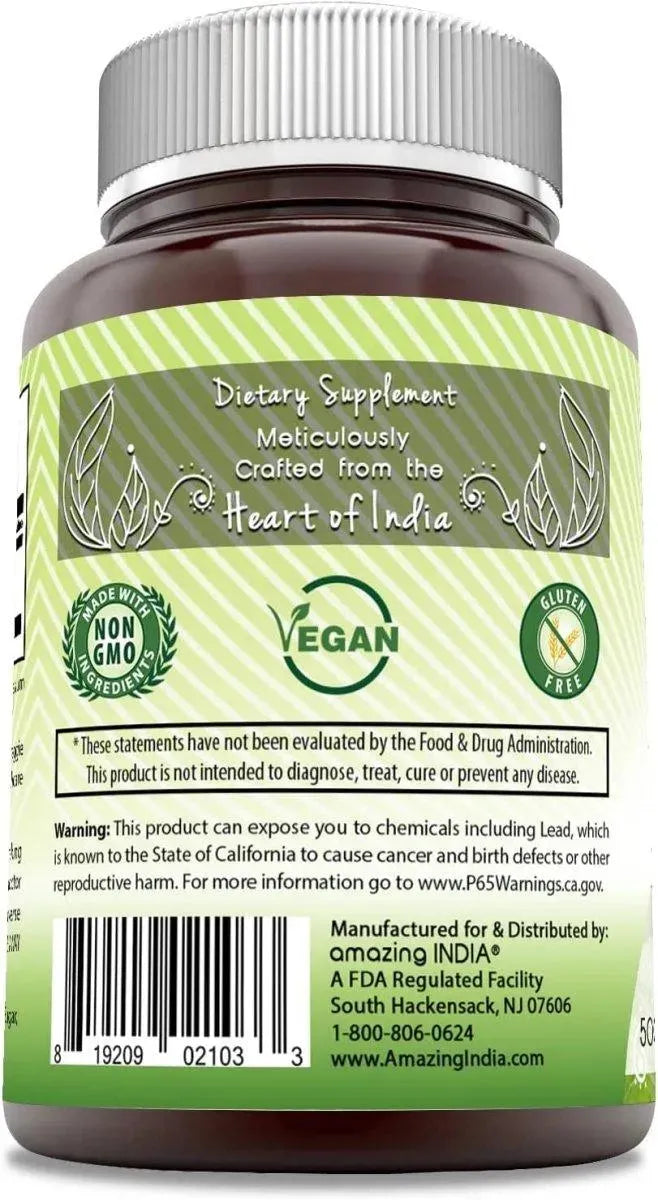 AMAZING INDIA - Amazing India Amla 500Mg. 120 Capsulas - The Red Vitamin MX - Suplementos Alimenticios - {{ shop.shopifyCountryName }}