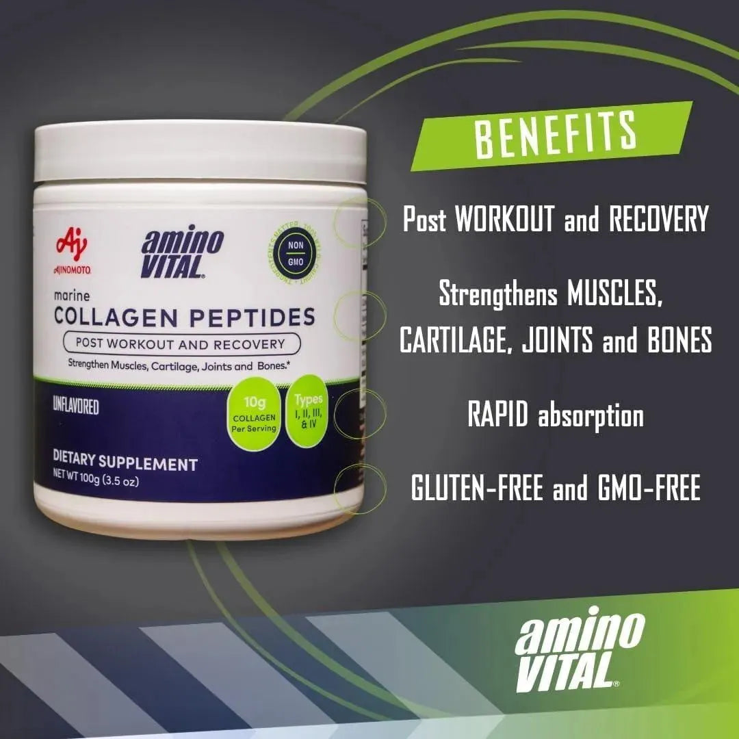 AMINOVITAL - AminoVITAL Marine Collagen Peptide 100Gr. - The Red Vitamin MX - Suplementos Alimenticios - {{ shop.shopifyCountryName }}