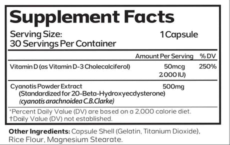 AML ADVANCED MOLECULAR LABS - AML ADVANCED MOLECULAR LABS Ecdysterone 30 Capsulas - The Red Vitamin MX - Suplementos Alimenticios - {{ shop.shopifyCountryName }}