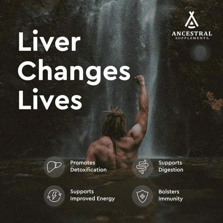 ANCESTRAL SUPPLEMENTS - Ancestral Supplements Grass Fed Beef Liver 180 Capsulas - The Red Vitamin MX - Suplementos Alimenticios - {{ shop.shopifyCountryName }}