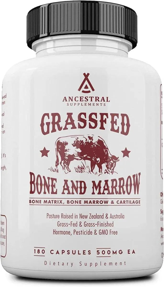 ANCESTRAL SUPPLEMENTS - Ancestral Supplements Grass Fed Bone Marrow 180 Capsulas - The Red Vitamin MX - Suplementos Alimenticios - {{ shop.shopifyCountryName }}