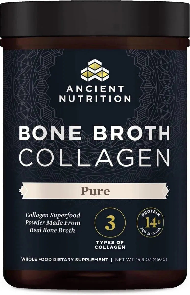 ANCIENT NUTRITION - Ancient Nutrition Bone Broth Collagen Powder 450Gr. - The Red Vitamin MX - Suplementos Alimenticios - {{ shop.shopifyCountryName }}